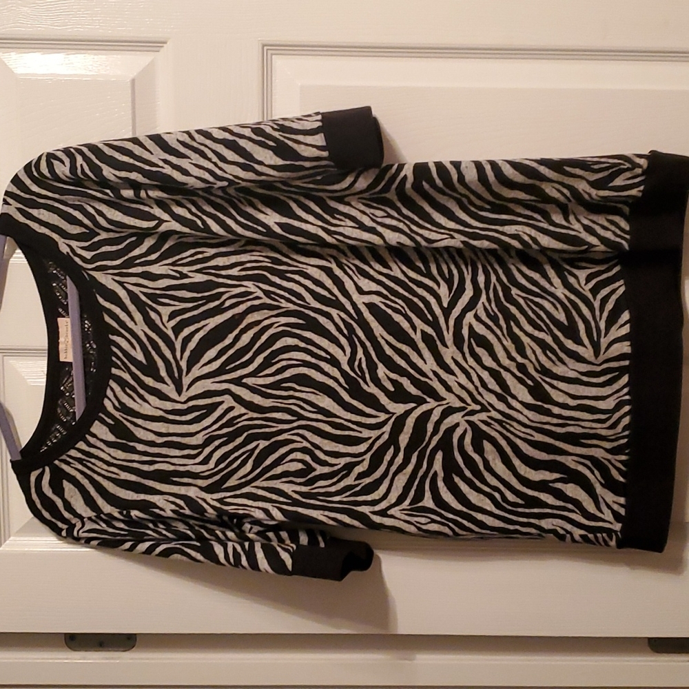 Bobby Brooks Zebra Print Shirt